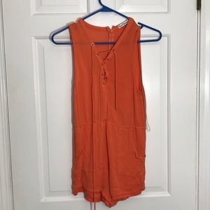 Orange Romper